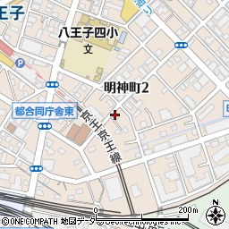 西東京バス労働組合周辺の地図