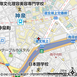 東京都渋谷区円山町20周辺の地図