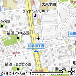 東京都世田谷区船橋7丁目17周辺の地図