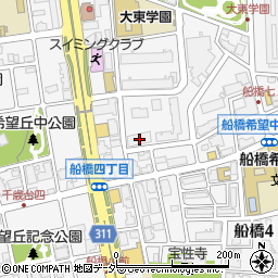 東京都世田谷区船橋7丁目25-2周辺の地図