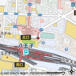 ファミリーマートＪＲ八王子駅前店周辺の地図
