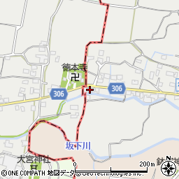 山梨県甲州市勝沼町下岩崎330周辺の地図