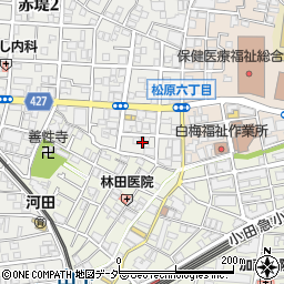 東京都世田谷区赤堤2丁目4-9周辺の地図