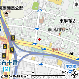 東麻布清家ビル周辺の地図