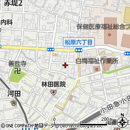 東京都世田谷区赤堤2丁目4-11周辺の地図
