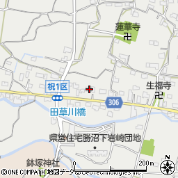 山梨県甲州市勝沼町下岩崎2012周辺の地図