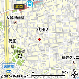 ＳＡＮパーク世田谷代田１駐車場周辺の地図