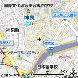 東京都渋谷区円山町22周辺の地図