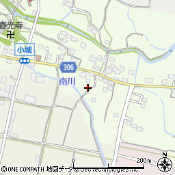 山梨県笛吹市一宮町小城833周辺の地図