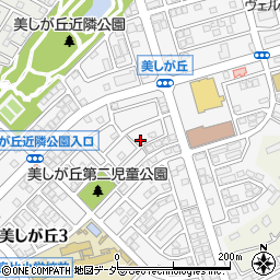 千葉県四街道市美しが丘周辺の地図