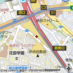 東京都渋谷区桜丘町3周辺の地図