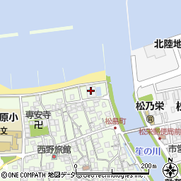 敦賀市松島ポンプ場周辺の地図