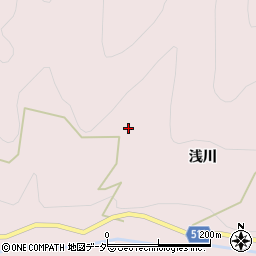 山梨県大月市七保町浅川1548周辺の地図