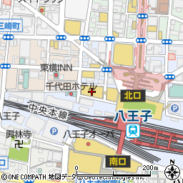 八王子ツインタワーＢ館周辺の地図