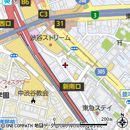 渋谷駅前耳鼻咽喉科周辺の地図