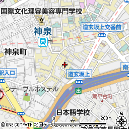 東京都渋谷区円山町21周辺の地図