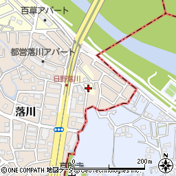 東京都日野市百草1242周辺の地図