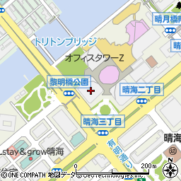 〒104-6124 東京都中央区晴海 オフィスタワーＹ（２４階）の地図