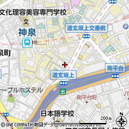 タイムズ渋谷プライムプラザ駐車場周辺の地図
