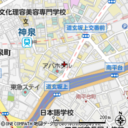 タイムズ渋谷プライムプラザ駐車場周辺の地図