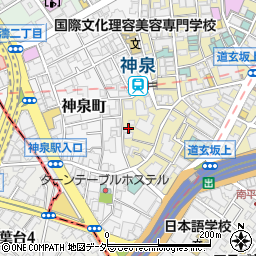 東京都渋谷区円山町24周辺の地図