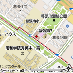 千葉市花見川区幕張コミュニティーセンター周辺の地図