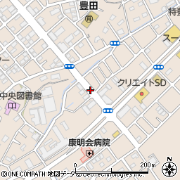東京都日野市豊田周辺の地図