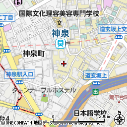 渋谷マッサージ周辺の地図