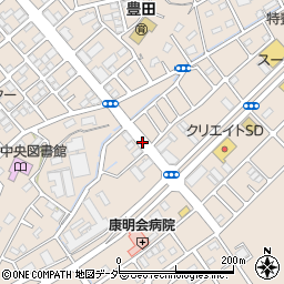 東京都日野市豊田周辺の地図