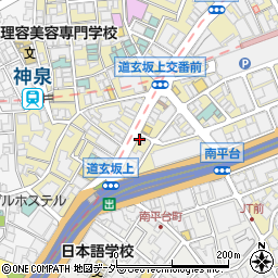 ツク夜ノ白兎 渋谷 道玄坂店周辺の地図