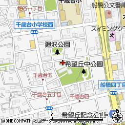 東覚院千歳幼稚園周辺の地図