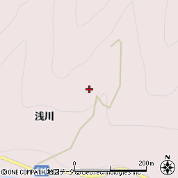 山梨県大月市七保町浅川1351周辺の地図