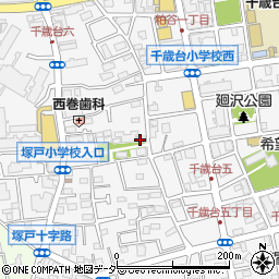 東京都世田谷区千歳台5丁目周辺の地図