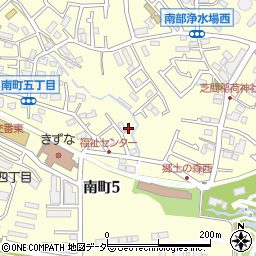 東京都府中市南町周辺の地図