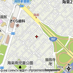 千葉県浦安市海楽1丁目周辺の地図
