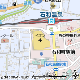 イオン石和店周辺の地図