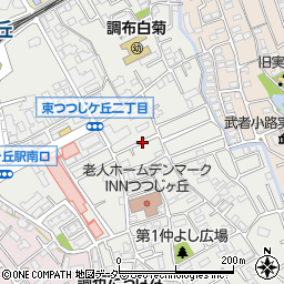 つつじヶ丘駅徒歩4分大濱崎宅akippa駐車場周辺の地図