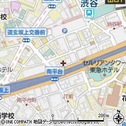 東京都渋谷区道玄坂1丁目16周辺の地図