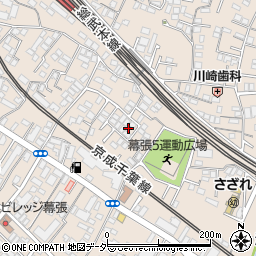カギ屋さん２４　千葉県・千葉市・花見川区店周辺の地図