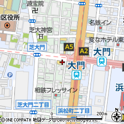 新亜飯店周辺の地図