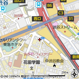 東京税理士会渋谷支部周辺の地図