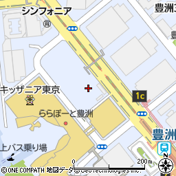 東京都江東区豊洲2丁目1周辺の地図