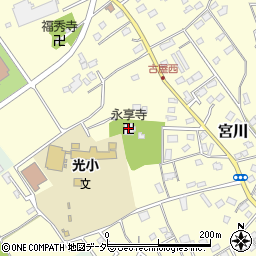 永享寺周辺の地図