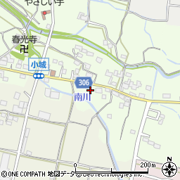 山梨県笛吹市一宮町小城818周辺の地図