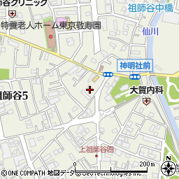 東京都世田谷区上祖師谷5丁目1周辺の地図