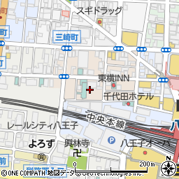 東京都八王子市三崎町6周辺の地図