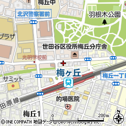 ホットケーキパーラーFru-Full 梅ヶ丘店周辺の地図