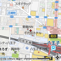 名鉄協商八王子三崎町ＯＳ駐車場周辺の地図