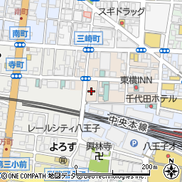 東京都八王子市三崎町7周辺の地図