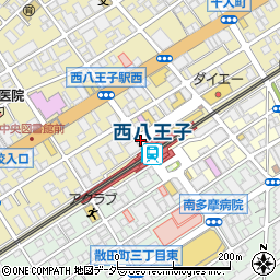 西八王子駅周辺の地図